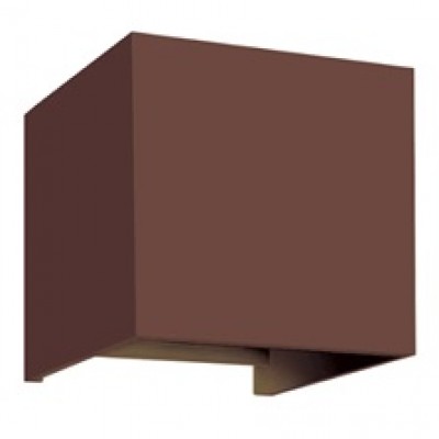 Φωτιστικό Επίτοιχο Απλίκα LED 10W 230V 800lm CCT Αλουμινίου Σκουριά IP65 17-100689-4